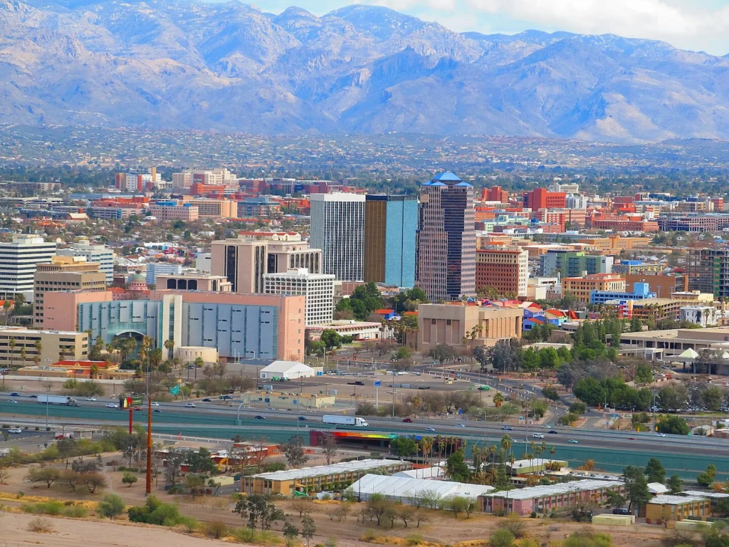 View of Downtown Tucson Arizona