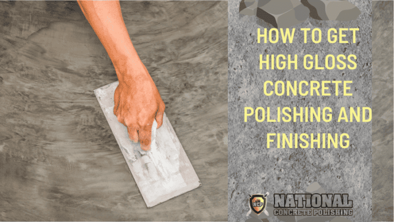 High Gloss Concrete Polishing