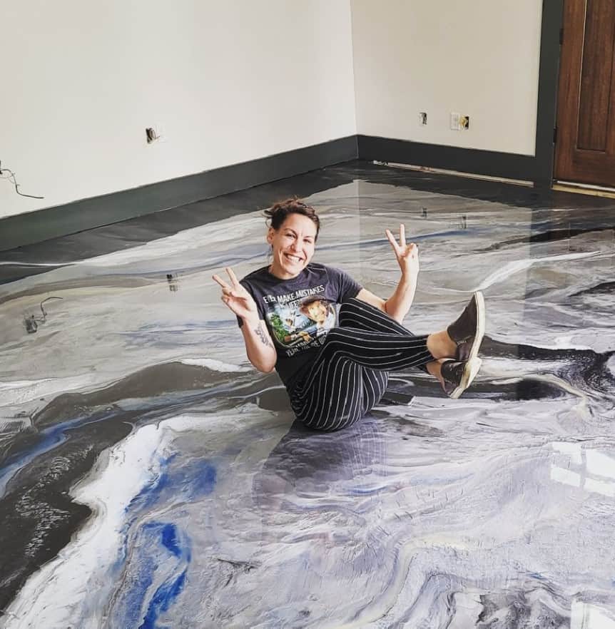 Expert epoxy flooring installation and polished concrete services by National Concrete Polishing, highlighting durable and