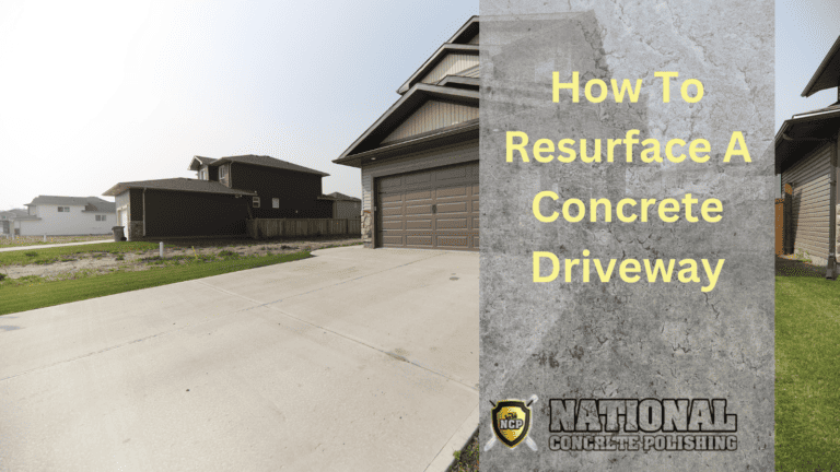 Resurface A Concrete Driveway