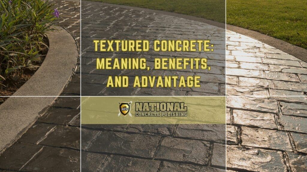 textured concrete