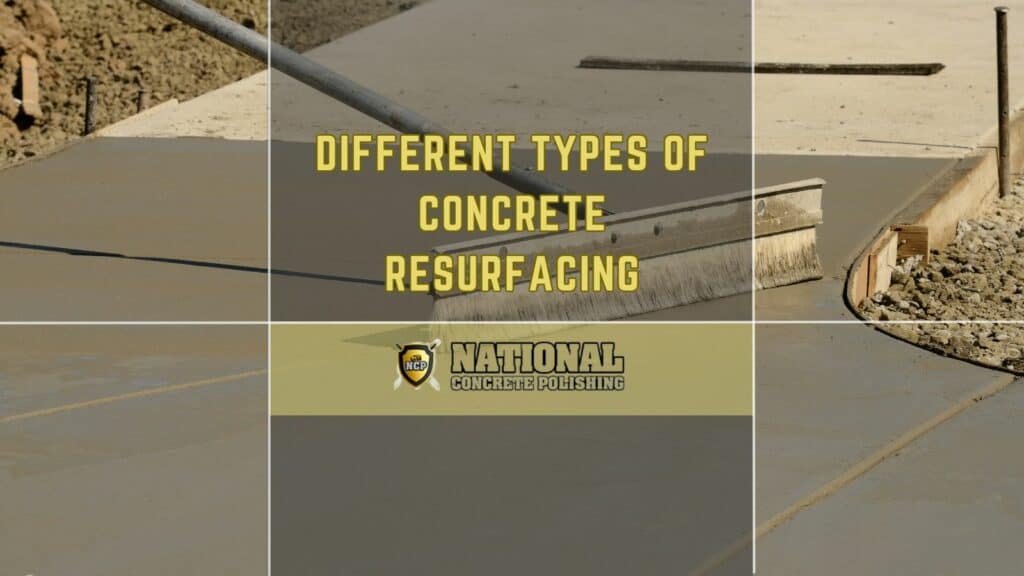 different types of concrete resurfacing