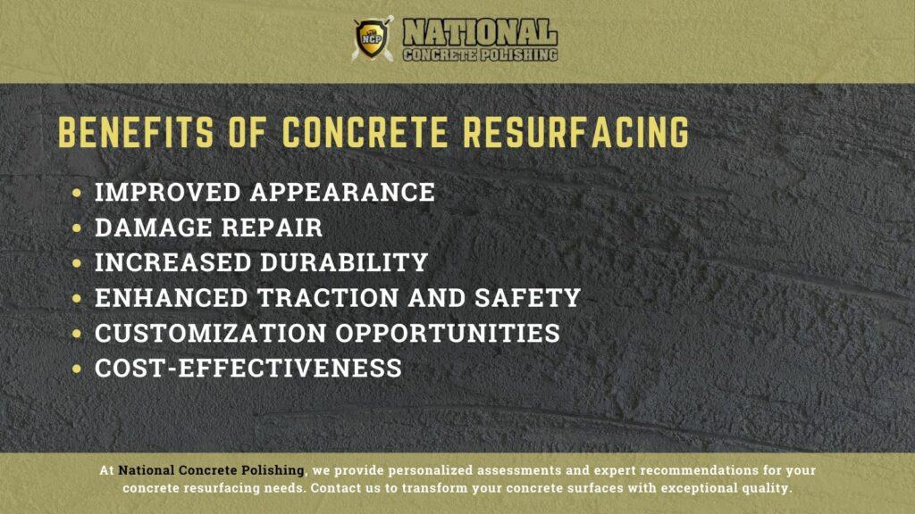 benefits of concrete resurfacing
