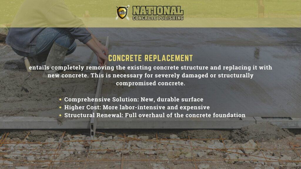 what is concrete replacement