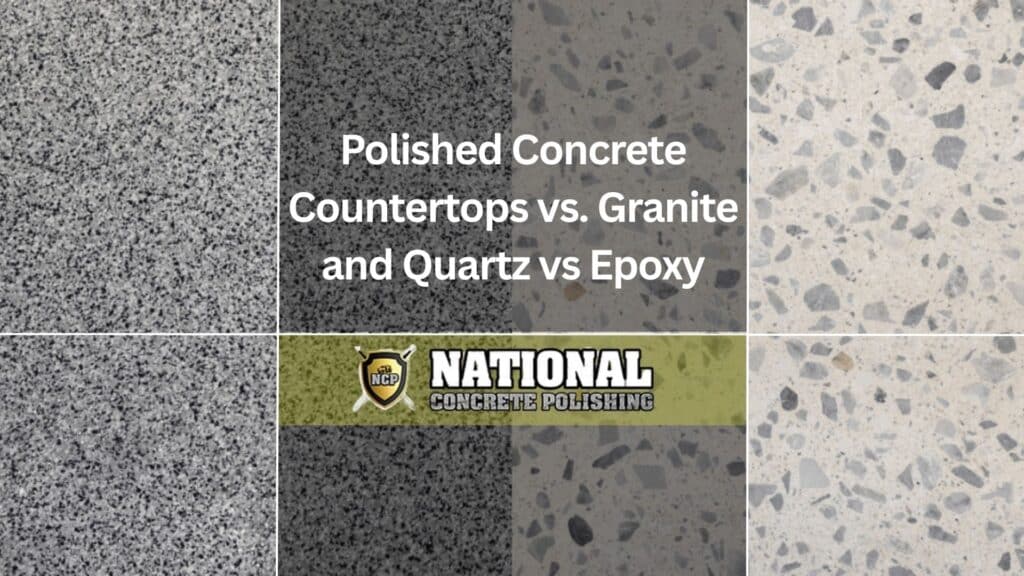 polished concrete countertops