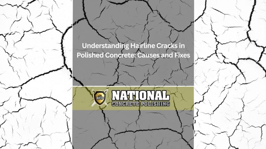 Hairline cracks in polished concrete