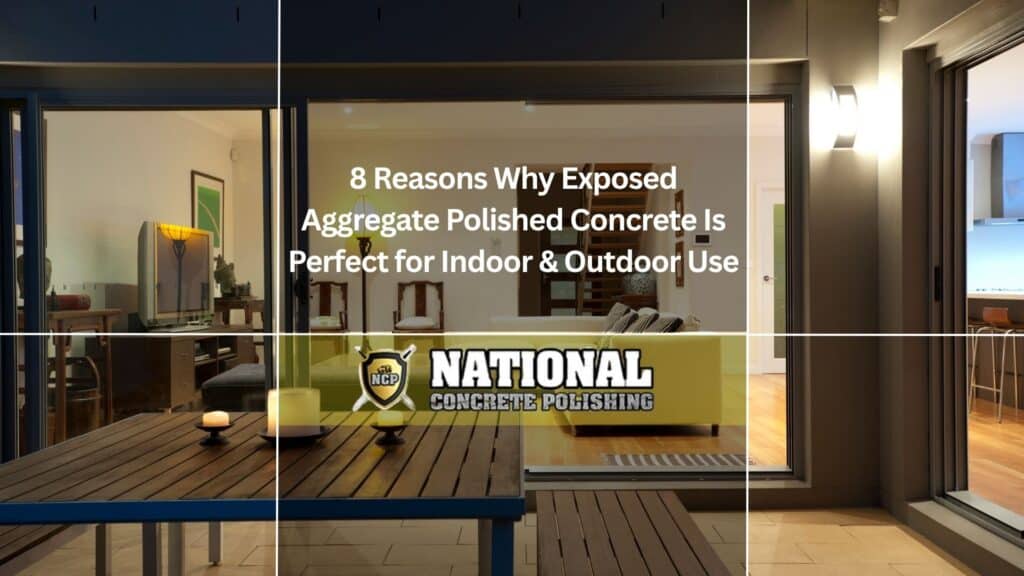 exposed aggregate polished concrete