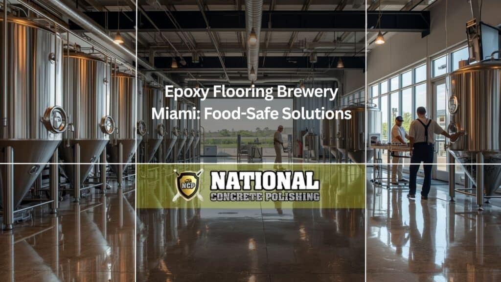 epoxy flooring brewery Miami