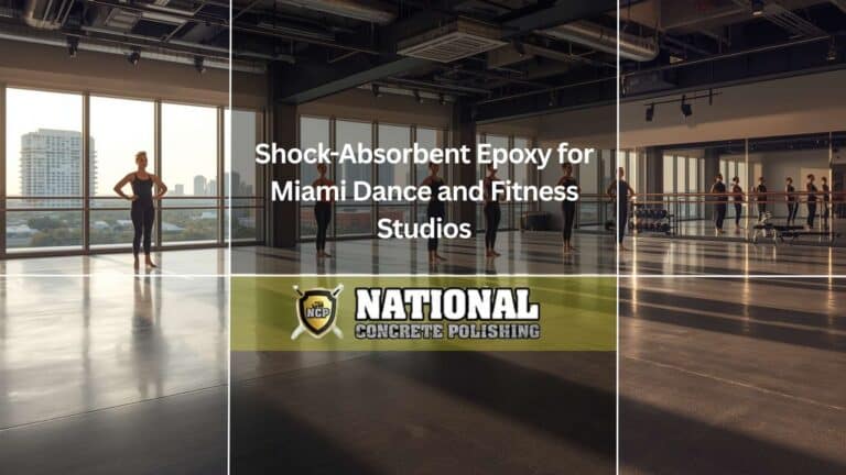 epoxy flooring Miami dance studio