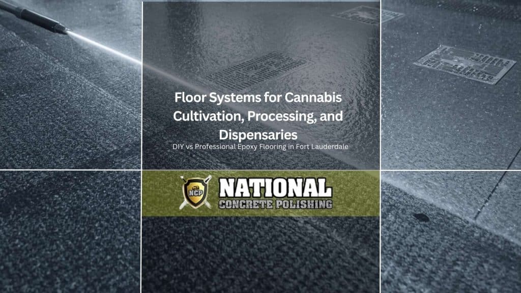 cannabis facility flooring