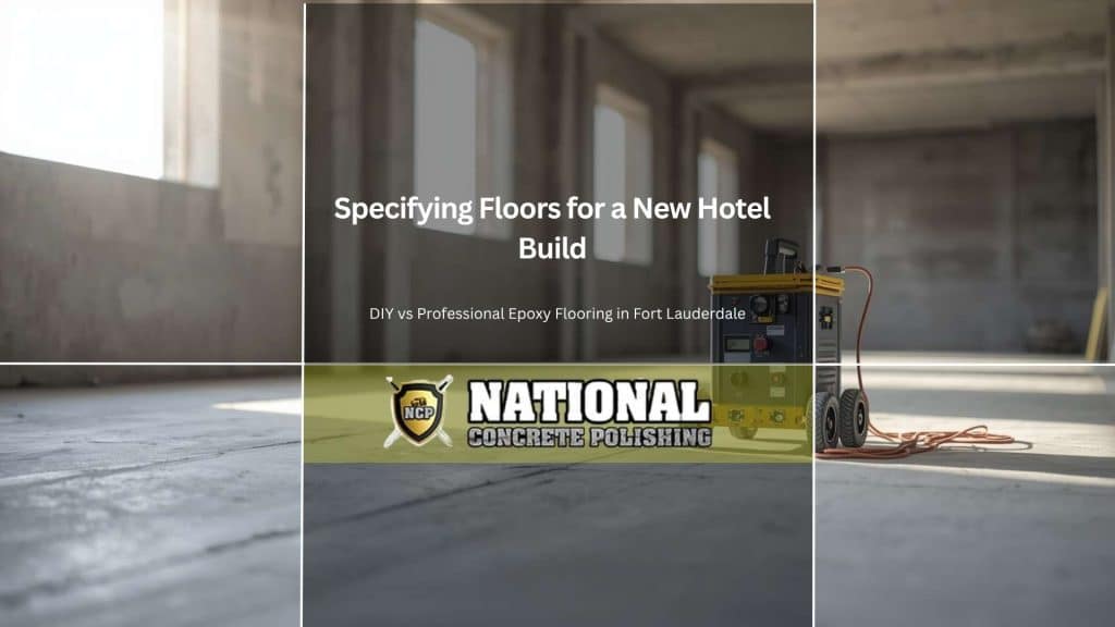 new hotel build flooring spec