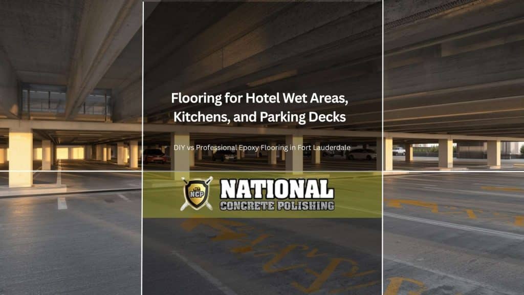 hotel back of house flooring